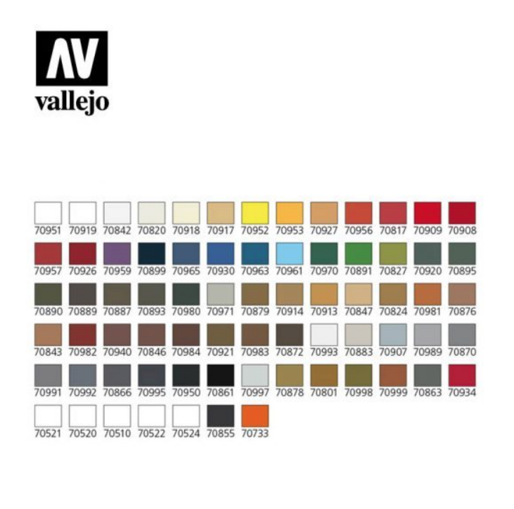 V-70172 Набор Model Color 72 цв. в чемоданчике HOBBI RANGE