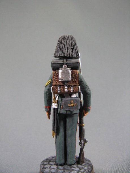 CHM-54111(M). Рядовой гренадерских (или карабинерных) полков, Россия 1855-57 гг. 54 мм. Материл – белый металл. Chronos Miniatures