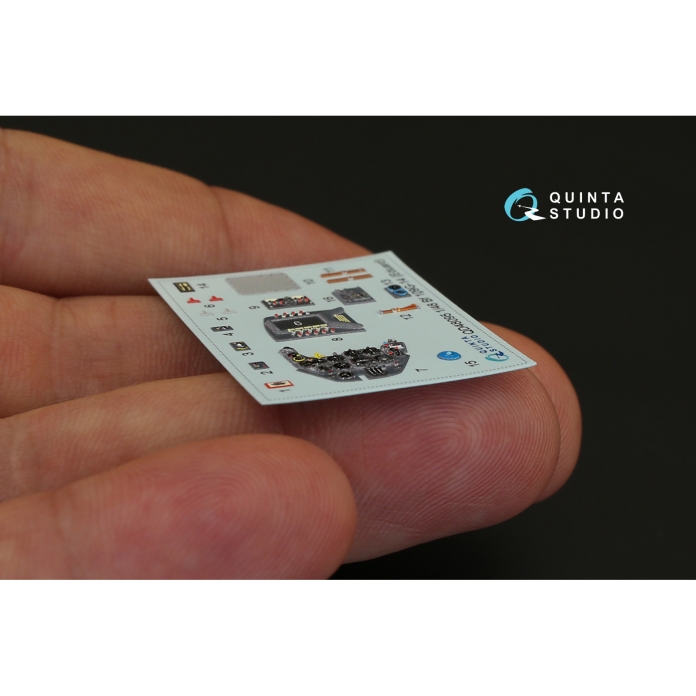 QD48095 1/48 3D Декаль интерьера кабины Bf 109G-14 (для модели Eduard)