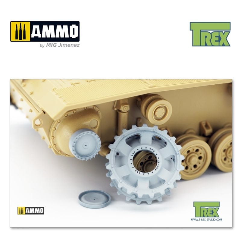TR35033-2 Звездочка PzKpfw III Disassembled Sprocket Set A