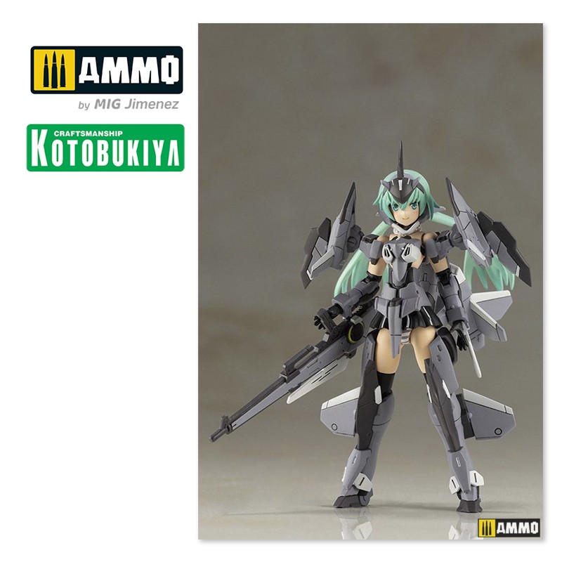 KTOFG079 Сборная модель Frame Arms Girl Plastic Model Kit Stylet XF-3 Low Vicibility Ver. KOTOBUKIYA
