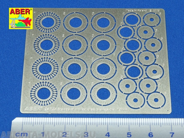 ABR-24-024  Дополнения для  Standard drilled discs brakes dia. 12mm  для  1/24