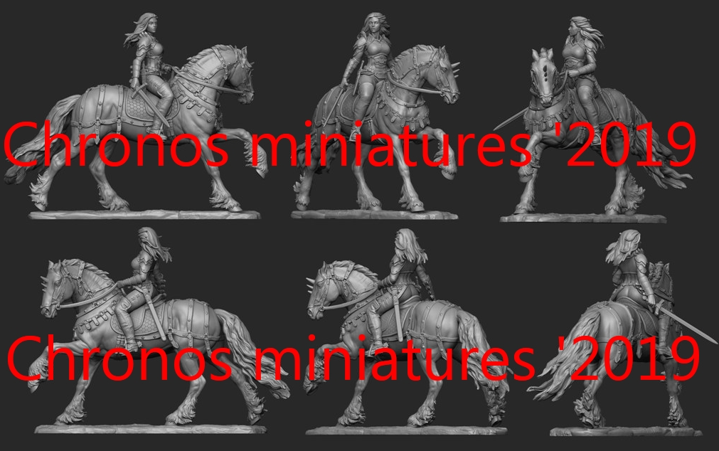 CHM-54179. Миры Фэнтези: Её называли Утренняя Звезда 54 мм. Материал - смола. Chronos Miniatures