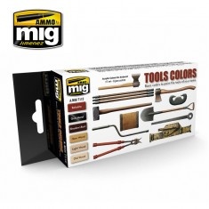 AMIG7112 Ammo Mig Набор акриловых красок TOOL COLORS