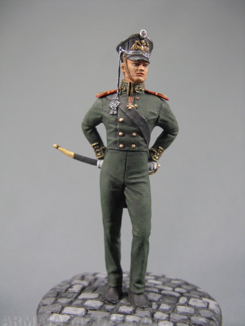 CHM-54112(M). Обер-офицер гвардейского морского экипажа, Россия 1812-15 гг. 54 мм. Материл – белый металл. Chronos Miniatures