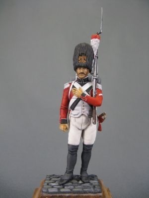 CHM-54055(M). Швейцарский гренадер, 1808-13 гг. 54 мм. Материал - белый металл.