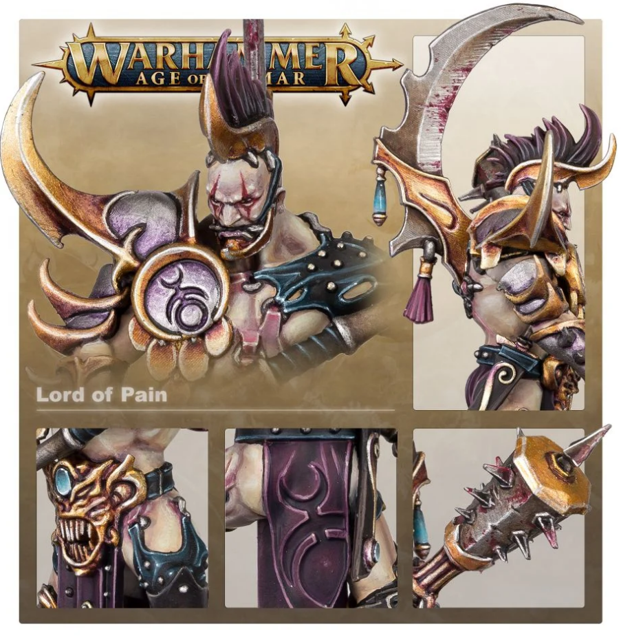 83-87GW Набор Гедонисты Слаанеш. Владыка Боли (Hedonites of Slaanesh Lord of Pain)