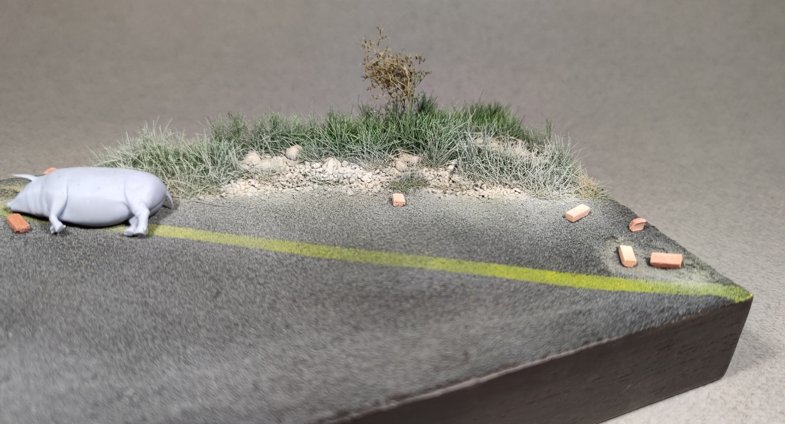 AM35662 Подставка авторская «Где-то по дороге» (12*20 см)