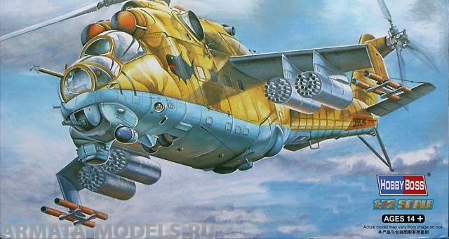 87220 Вертолет M-24V Hind-E Hobby Boss