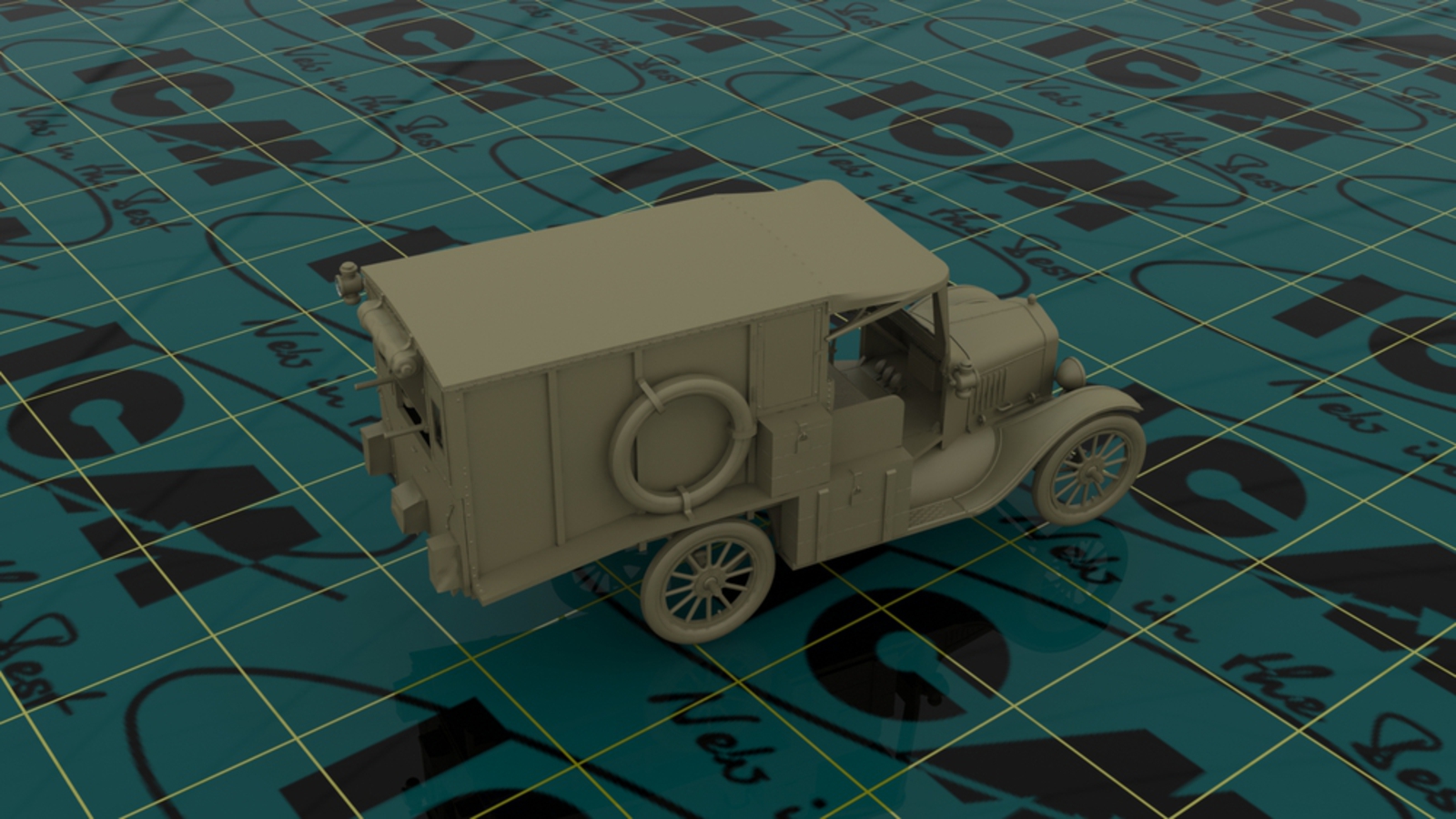 35662 Model T 1917 санитарная, с американским медицинским персоналом ICM