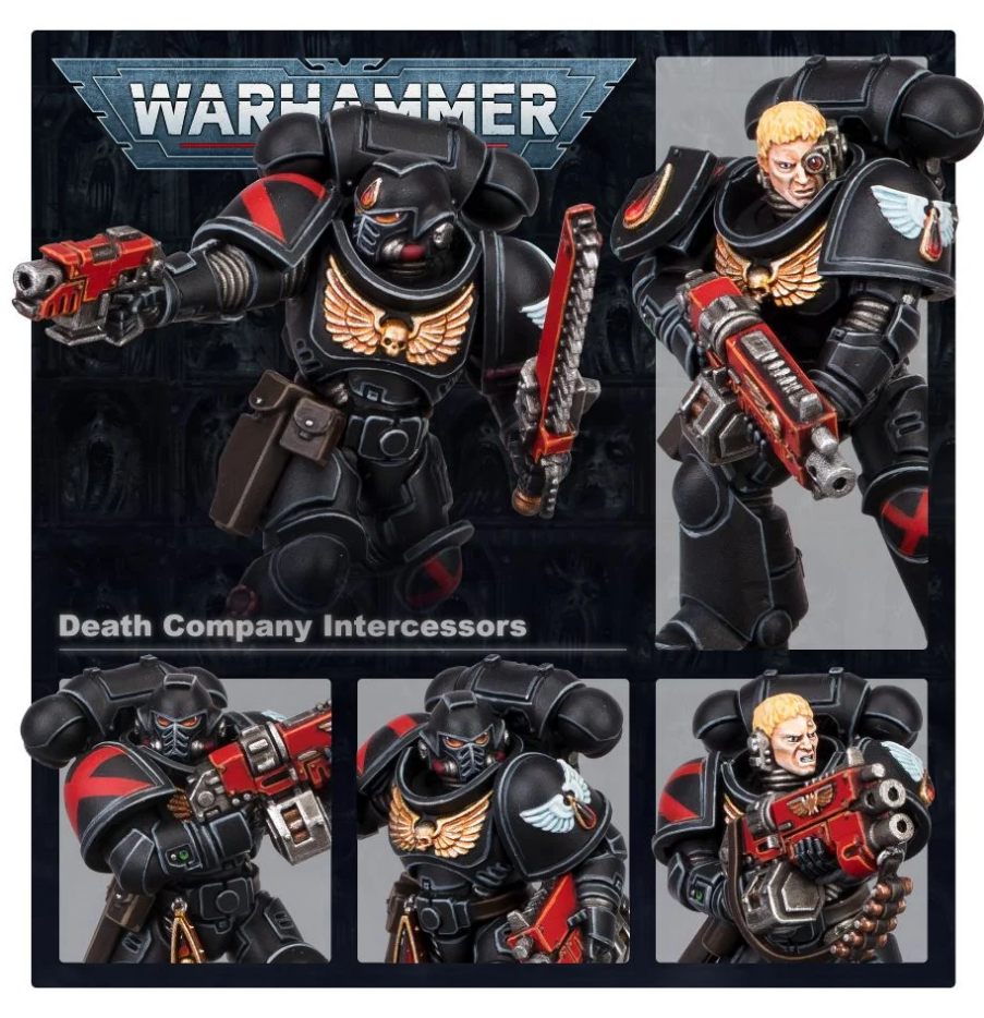 41-22GW Набор Кровавые Ангелы. Заступники Роты Смерти (Blood Angels Death Company Intercessors)