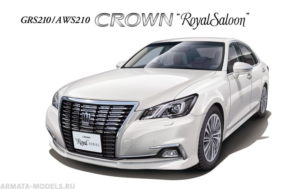 05080 Toyota Crown Royal Saloon G '15 GRS210/AWS210 Aoshima