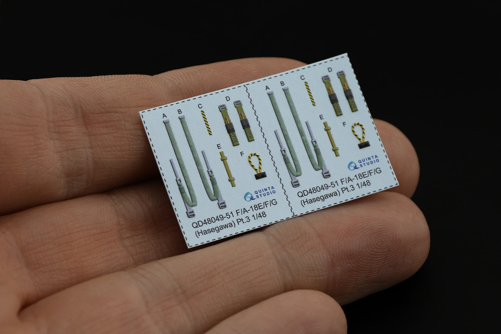 QD48050 3D Декаль интерьера кабины F/A-18F early (Hasegawa)