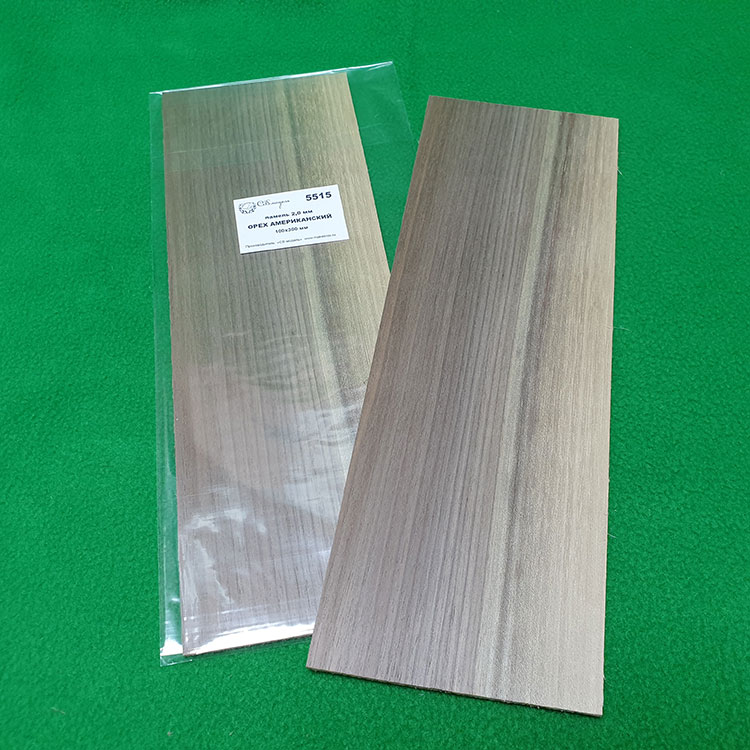 5515 ламель 2 мм - 100х300 мм - орех американский