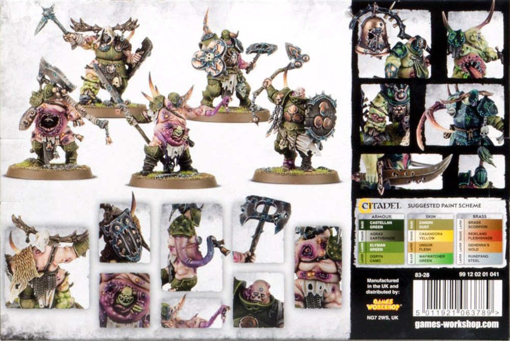 83-28GW Набор Несущие Гниль Нургла: Тлетворные Короли Порчи (Nurgle Rotobringers Putrid Blightkings (2015))