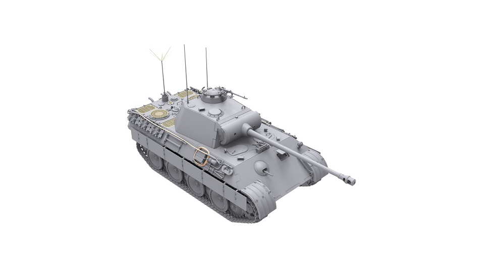 DW35011 Сборная модель Pzkpfwg. V Panther A late 2 in 1 (Sd.Kfz.171/268) Das Werk