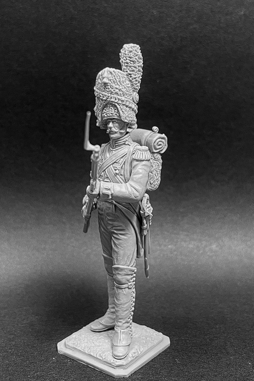 CHM-54383. Лейб-Гвардии Гренадерский батальон, Вюртемберг 1808-15 гг. 54 мм. Материал - смола. Chronos Miniatures