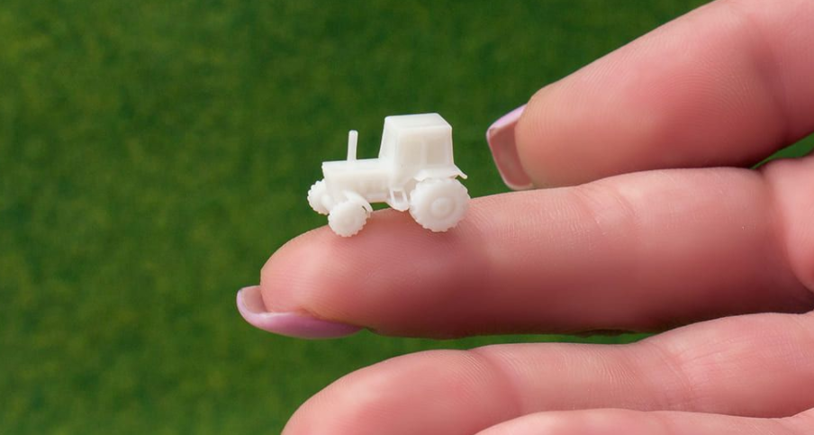 020-TRR-250 Модели колесных тракторов  М 1:250 (Набор 5 штук)