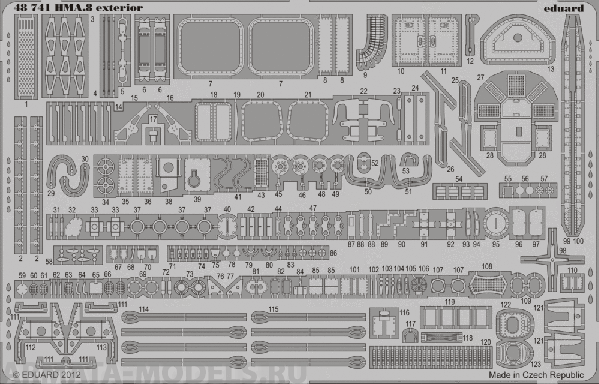 48741ED  Lynx HMA.8 exterior (for Airfix kit) 1/48