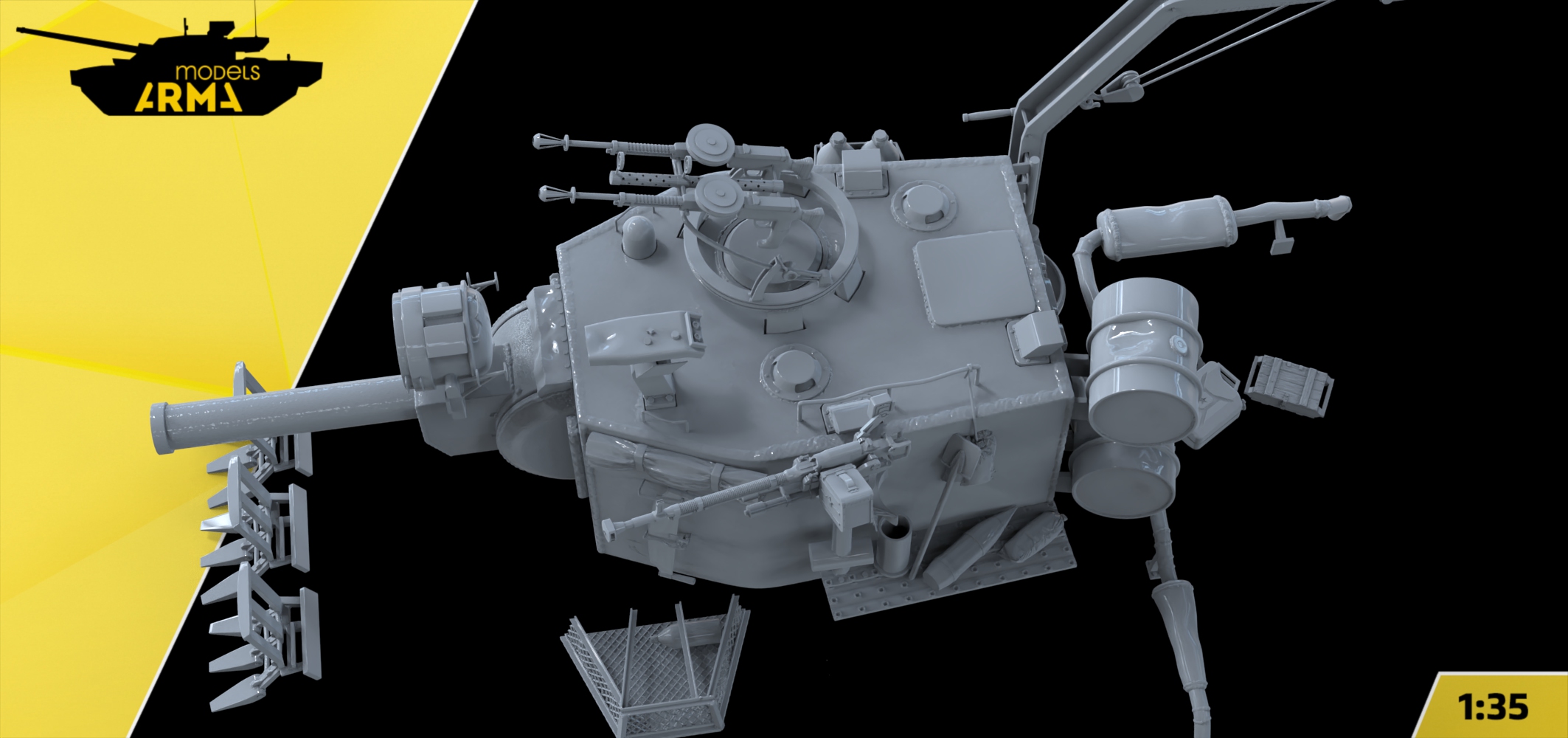 AM3608Z Советский тяжелый танк КВ-2 «Багровый легион»