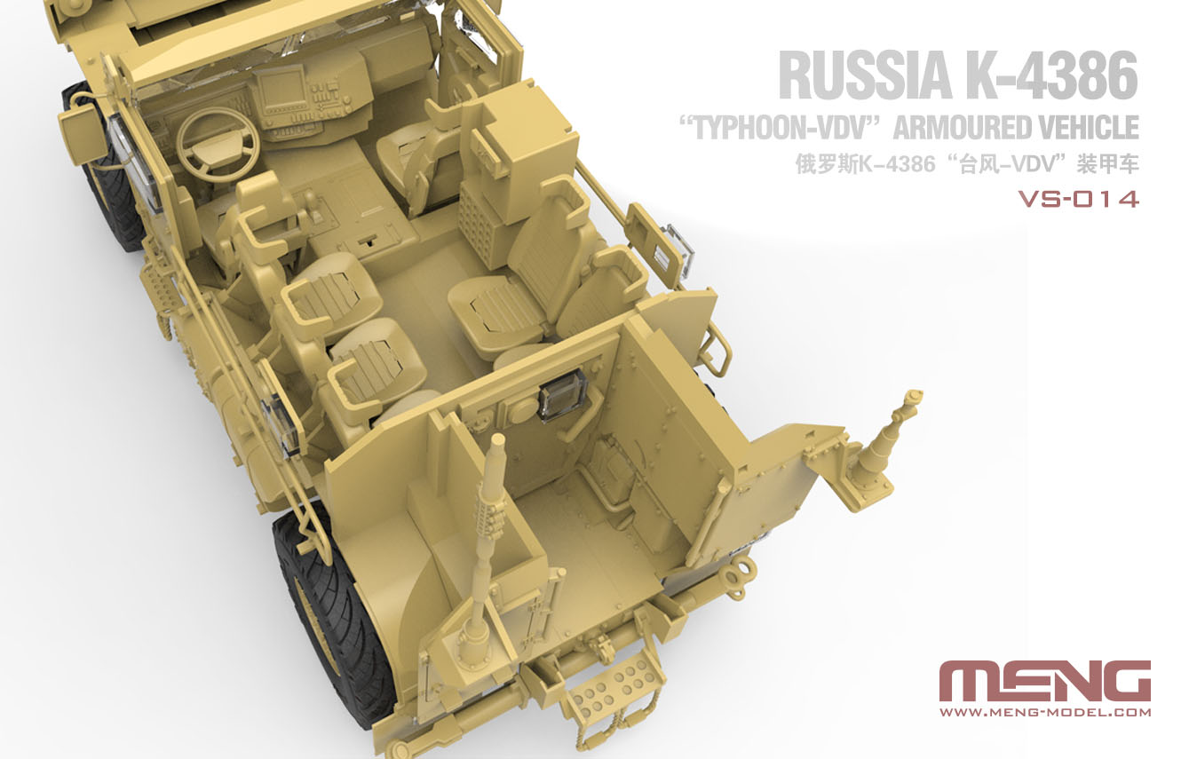 VS-014 Russian K-4386 Typhoon-VDV Armored Vehicle Meng