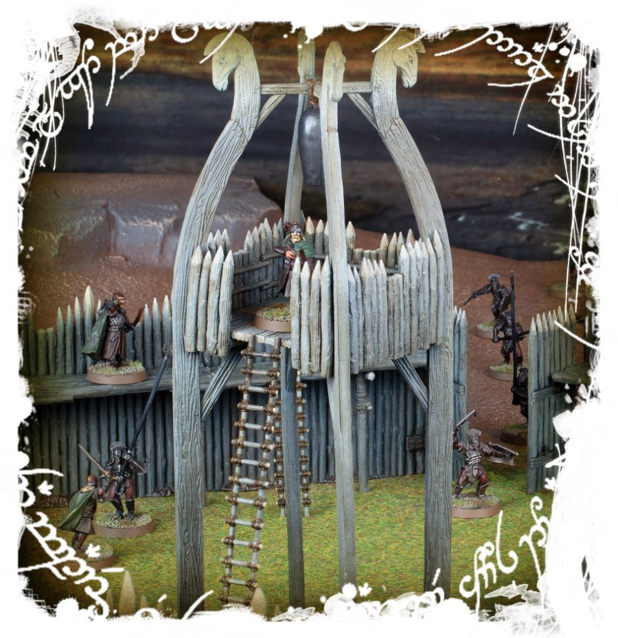 30-48GW Набор Властелин Колец: Сторожевая башня Рохана и частокол (M-E SBG: Rohan Watchtower and Palisades)