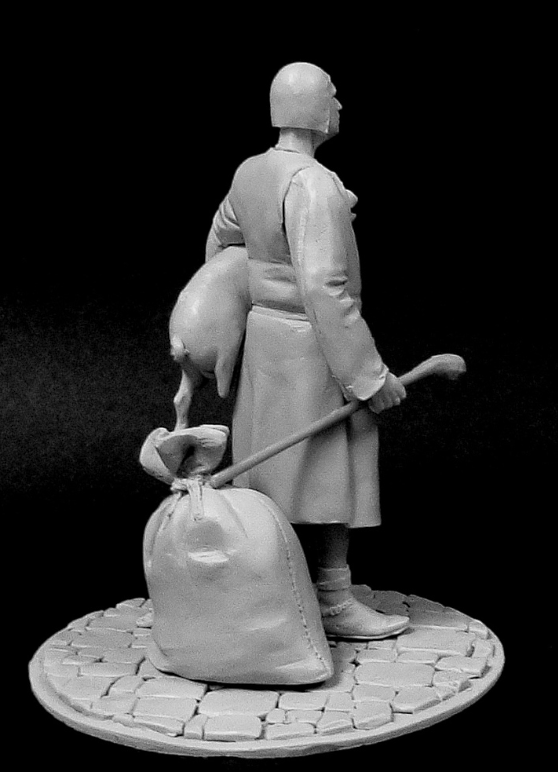 CHM-54191. Средневековый мясник. 54 мм. Материал - смола. Chronos Miniatures