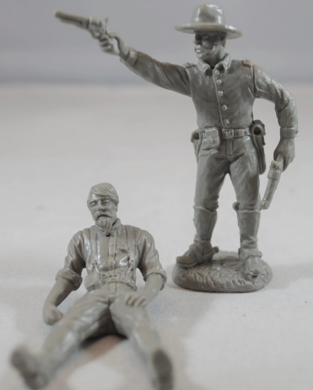 TSSD17 Фигуры Dismounted Cavalry with Casualties  (12 x 1/32 figures) TSSD