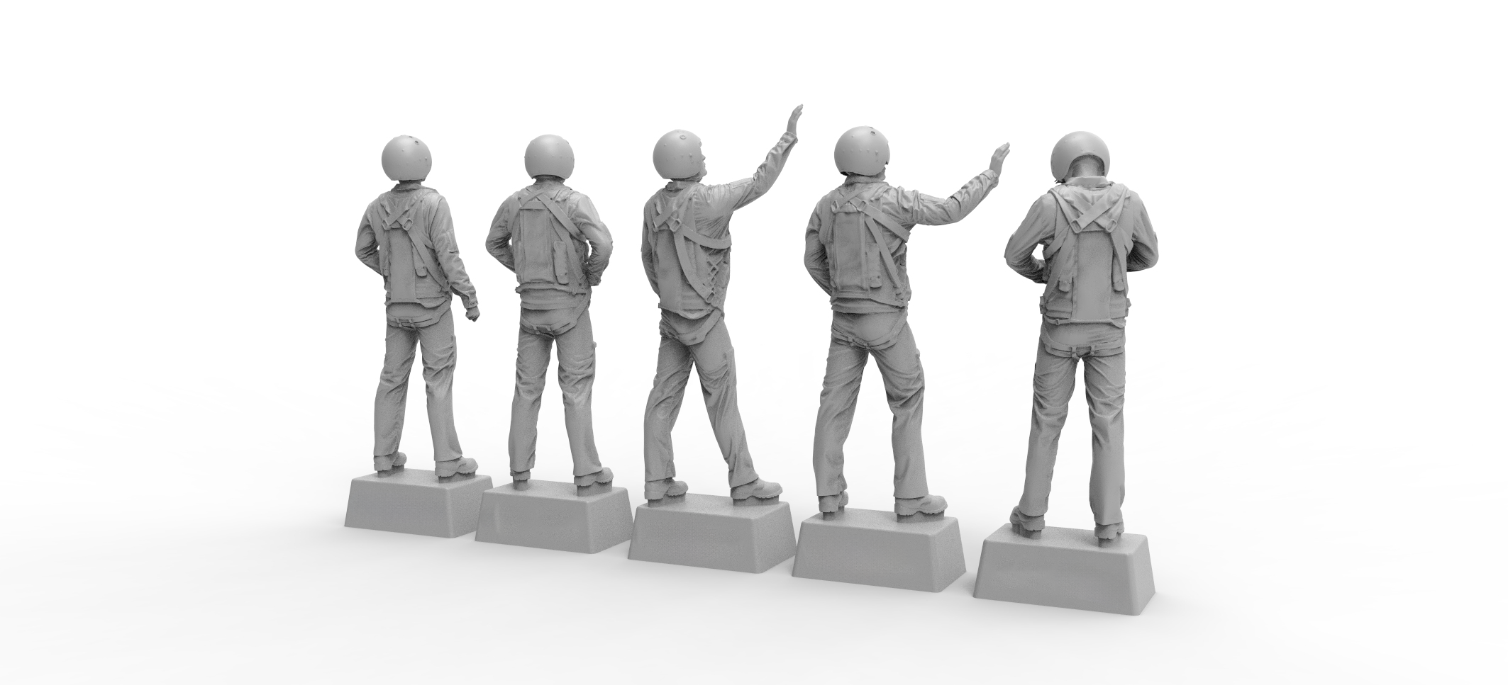 72110-1TMP ПИЛОТЫ ВКС РФ (СИРИЯ). 5 шт. НАБОР №3 Temp Models