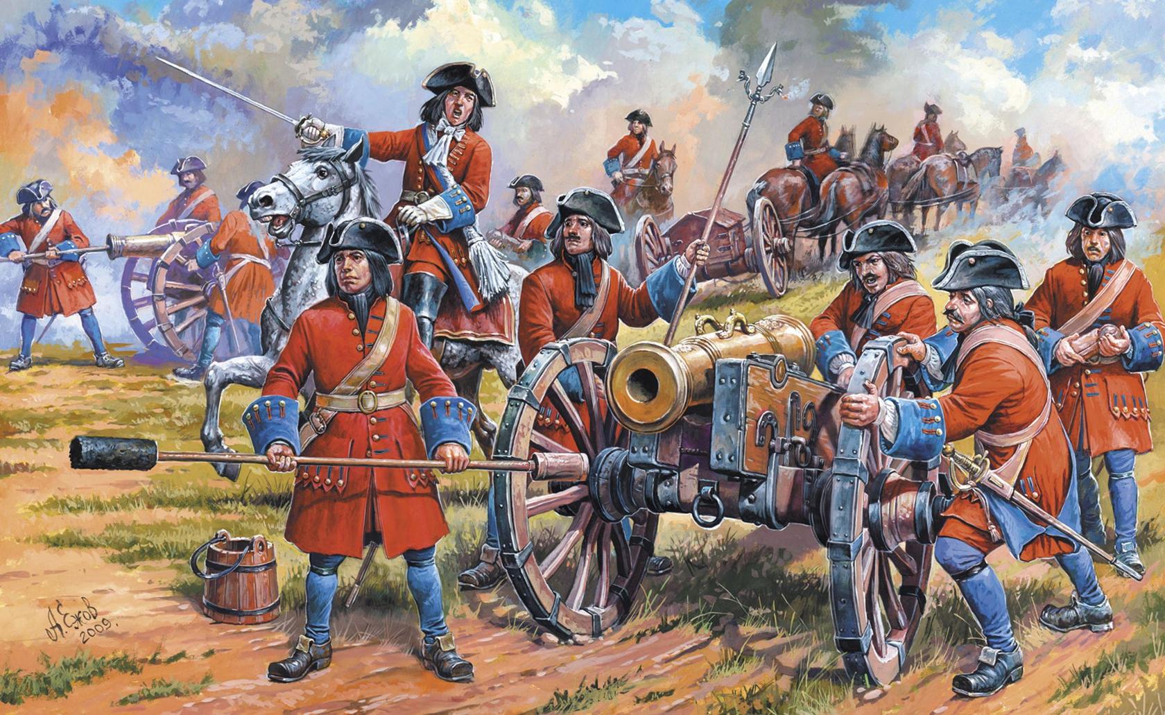 8058 Русская артиллерия Петра I Звезда