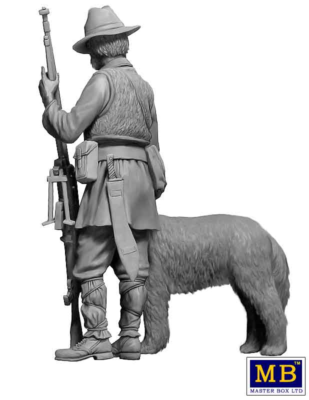 MB35216 Фигуры, Постапокалиптика. Битва в пустыне. Клан Черепа - Дальний Рейд. Набор №4. Новая религия. Пас Master Box (MB)