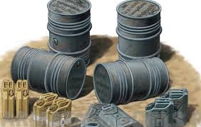 MC16002 1/16  W.W.II German 20L Jerry Can & 200L Fuel Drum Set Classy Hobby