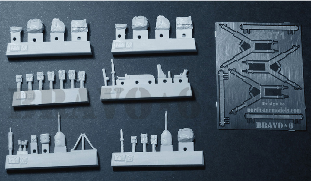 B6-35071 Миниатюра с фототравлением US Army Indiviual Equipment Bravo6