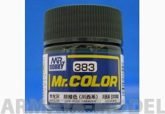 C383  краска художественная т.м. MR.HOBBY 10мл Dark Green Kawanishi