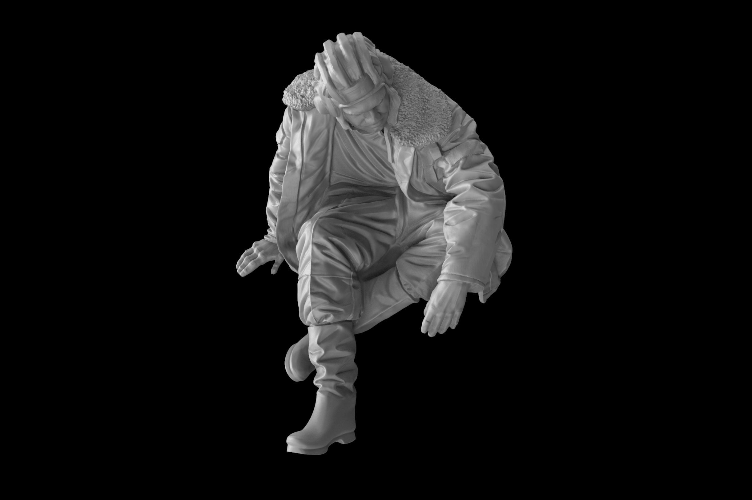 AM3711 Фигура танкиста №2 (Не для свободной продажи) Arma Models