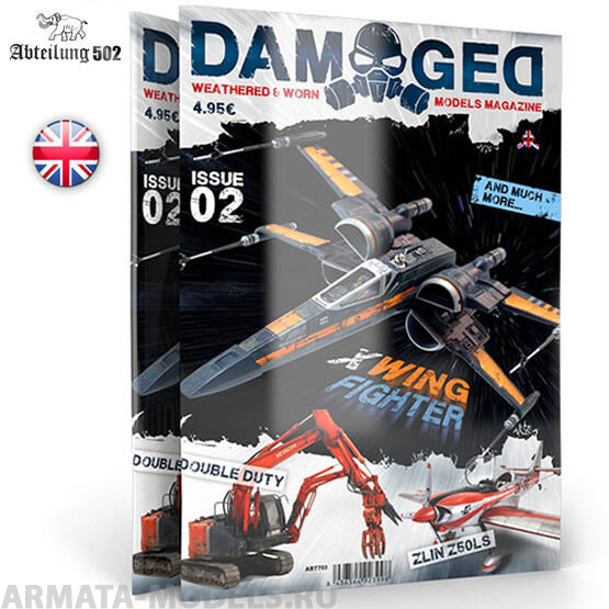 ABT703 Журнал по моделизму DAMAGED, Worn and Weathered Models Magazine - 02 (English)