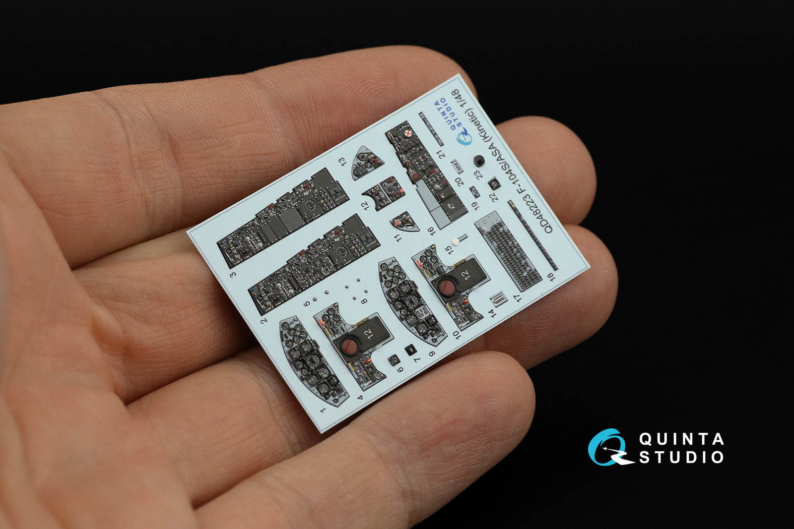 QD48223 3D Декаль интерьера кабины F-104S/ASA (Kinetic)