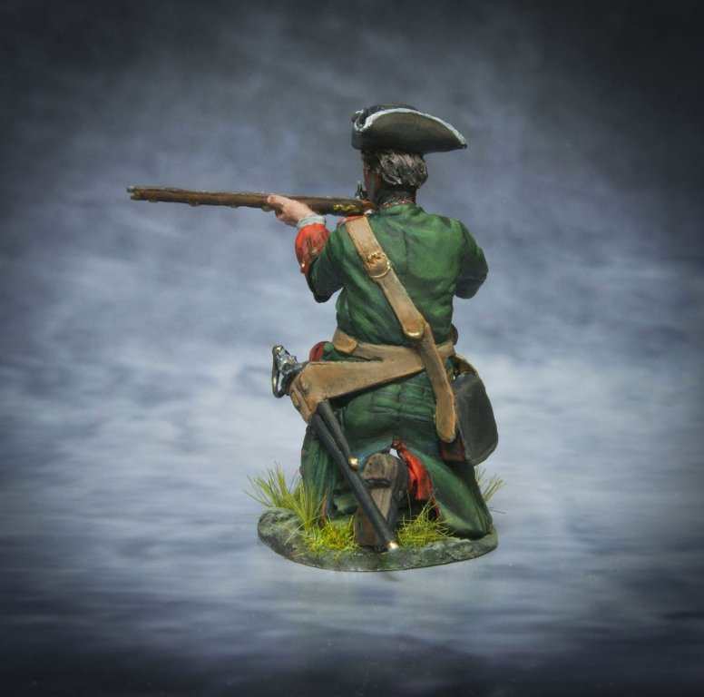 CHM-54074(M). Русский фузилер пехотных полков, 1708-10 гг. 54 mm. Материал - белый металл. Chronos Miniatures