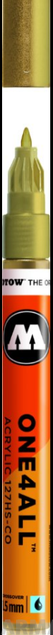 127506 Маркер MOLOTOW ONE4ALL 127HS-CO METALLIC #228 Золото 1,5 мм