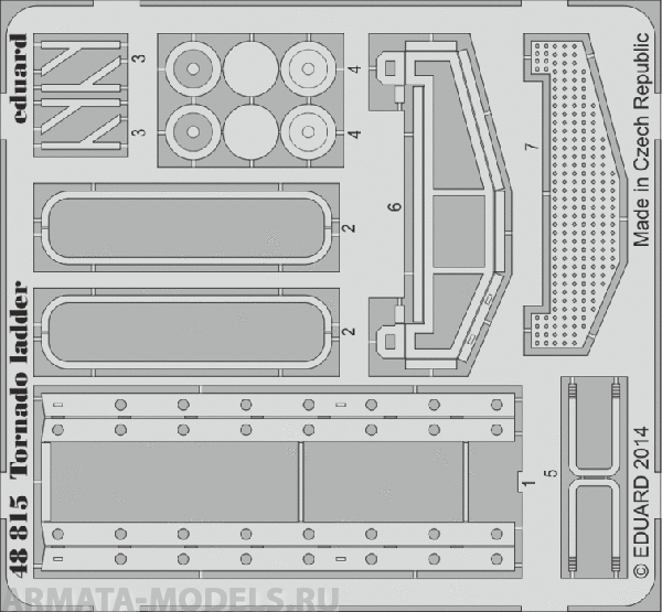 48815ED  Tornado ladder (for Revell kit) 1/48