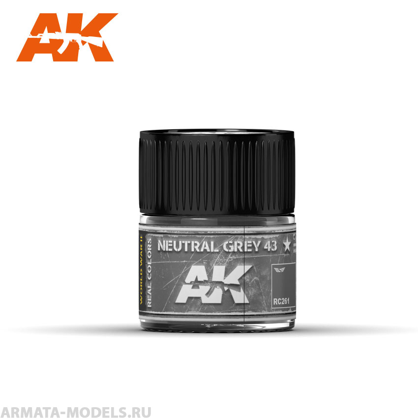RC261 Краска Real Colors Neutral Grey 43 10ml
