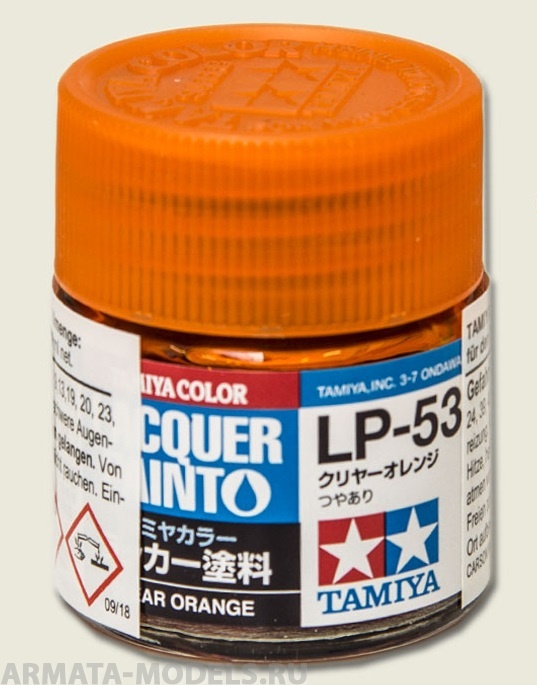 82153 LP-53 Clear Orange (Прозрачный оранжевый лак)
