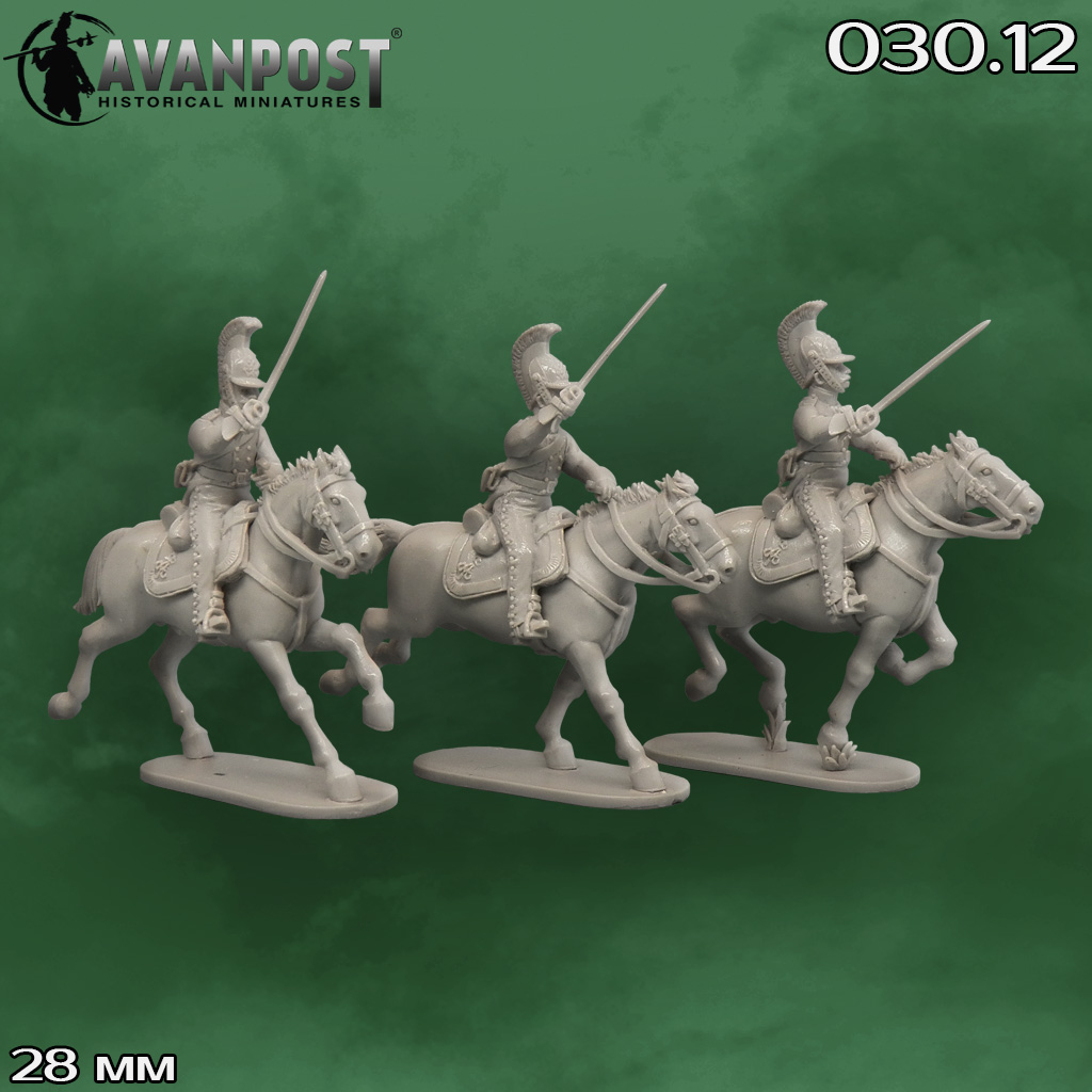 030.12АП Русские драгуны (набор 2) Аванпост