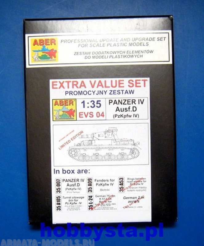 ABR-EVS-04  Дополнения для  PzKpfw IV Ausf.D для