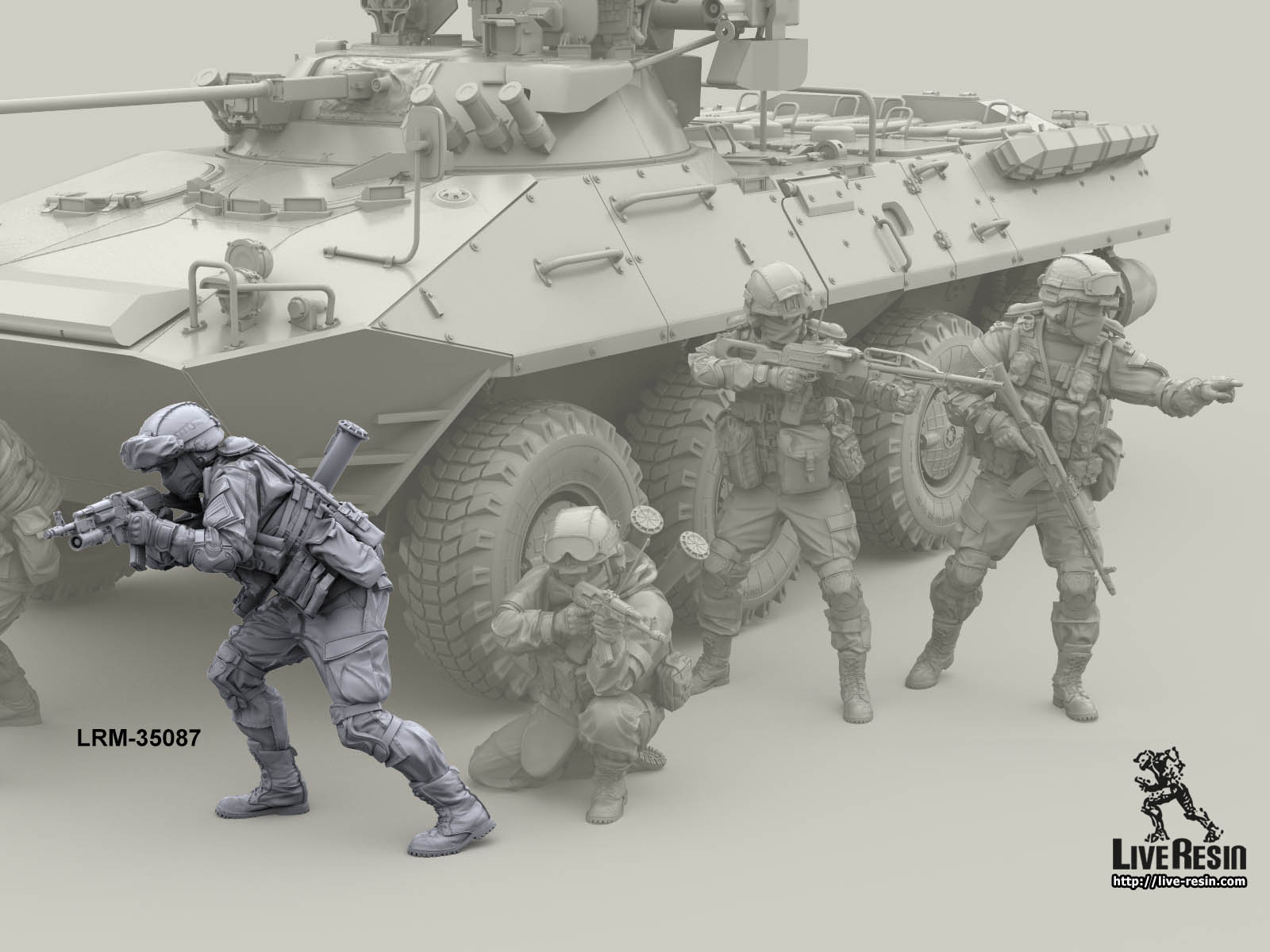 LRM35087 Современный солдат Российской Армии - Стрелок - 30 Live Resin