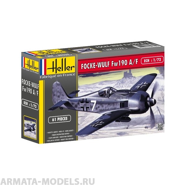 80235 Самолет  Фокке-Вульф Fw-190 A8/F3  (1:72) Heller