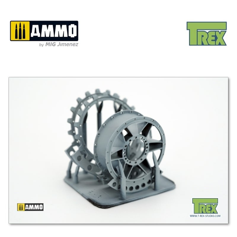 TR35037 Звездочка PzKpfw IV Disassembled Sprocket Set B Late Version