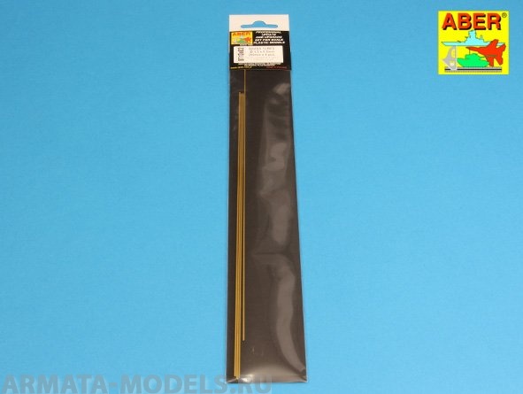 ABR-BT-13x02  Дополнения для  Brass Tubes ? 1,3 x 0,2mm length 250mm x 4 pcs. для