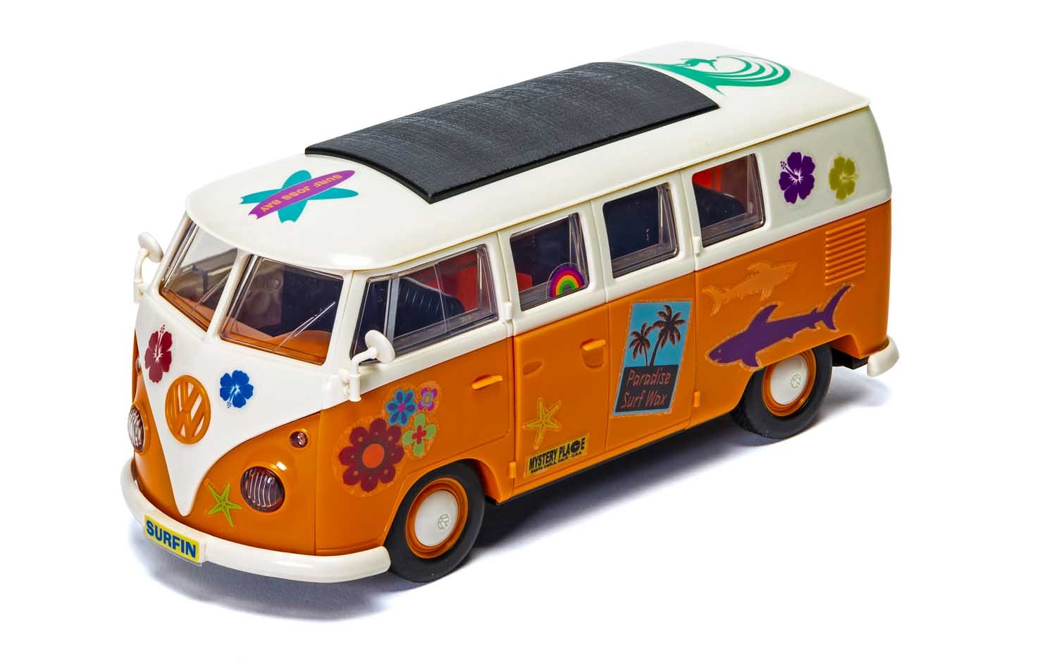 J6032 Сборная модель автомобиля QUICKBUILD Surfin' VW Camper Orange and White