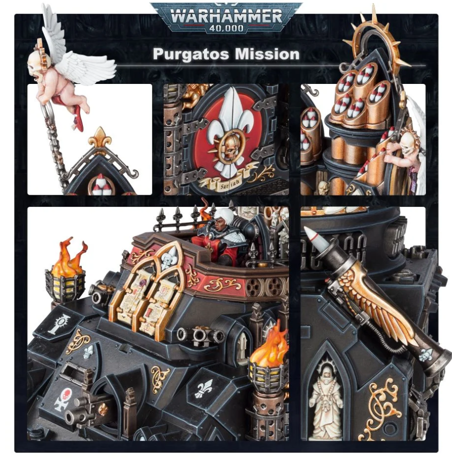 52-43GW Набор Адепта Сороритас. Миссия Пургатос (Adeptus Sororitas Purgatos Mission)